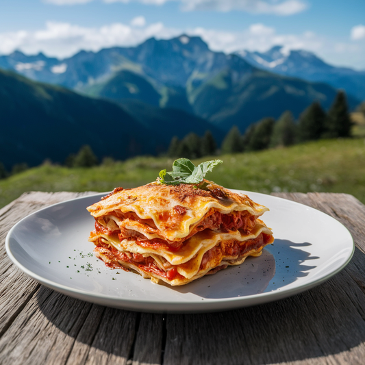 Lasagne mit dem PIDI Flott Heißluftdeckel und TREND Royal Kochgeschirr