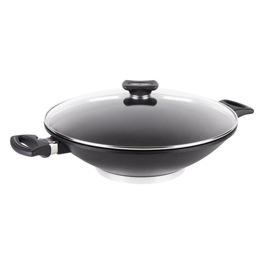 TREND Royal Wok | Asia Pfanne | Ø 36 cm, 10 cm hoch inkl. Glasdeckel - TREND Products AT